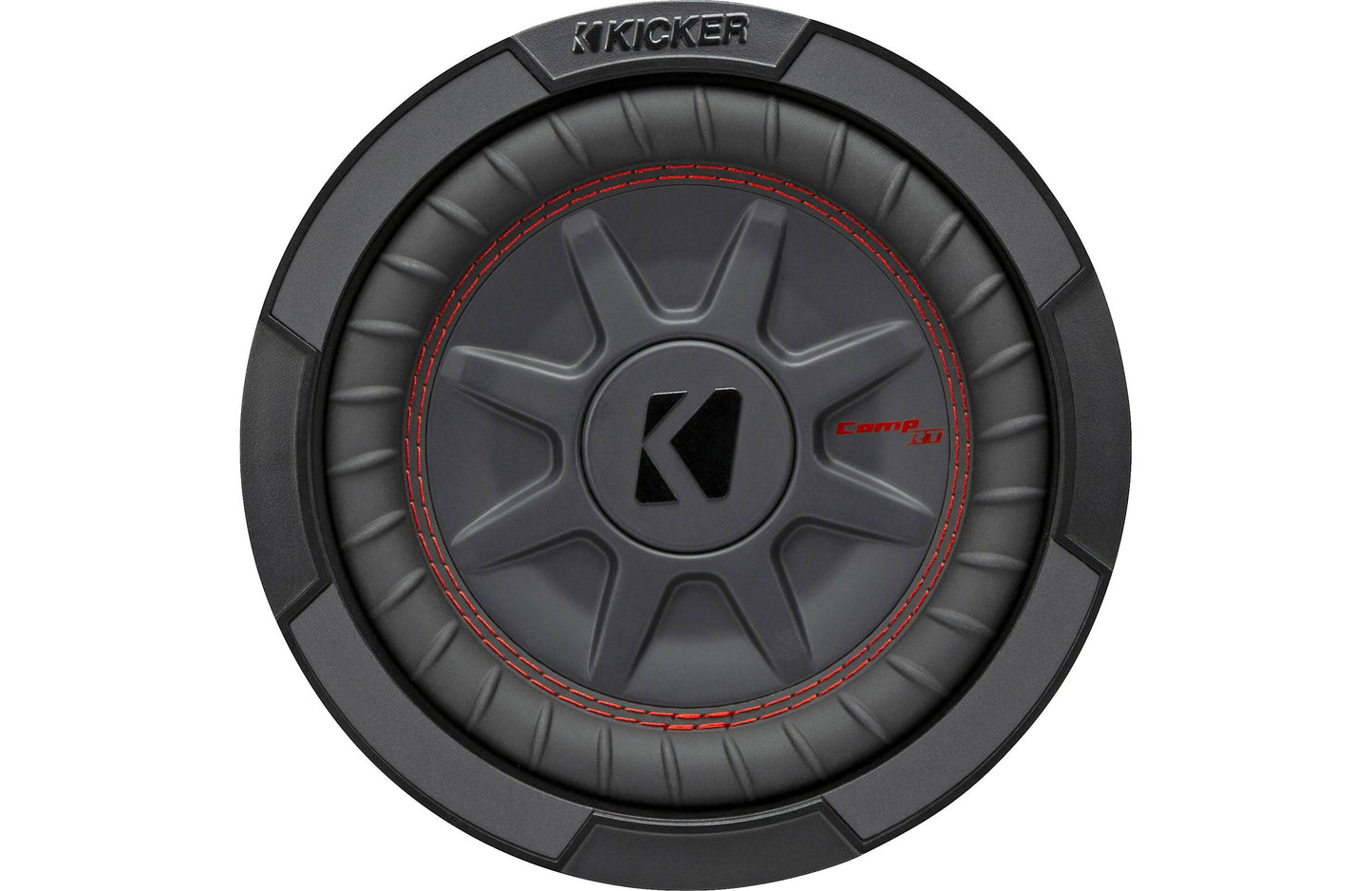 Kicker 48CWRT84 CompRT Series shallow-mount 8" subwoofer with dual 4-ohm voice coils