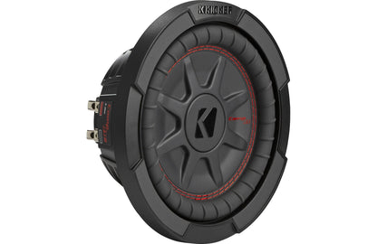 Kicker 48CWRT84 CompRT Series shallow-mount 8" subwoofer with dual 4-ohm voice coils