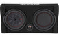 Kicker 48TRTP102 Sealed downward-firing enclosure with CompRT® 10" shallow-mount subwoofer and passive radiator