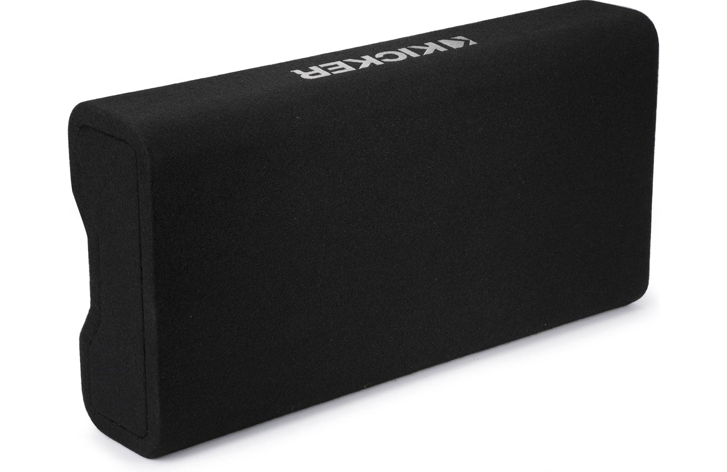 Kicker 48TRTP102 Sealed downward-firing enclosure with CompRT® 10" shallow-mount subwoofer and passive radiator