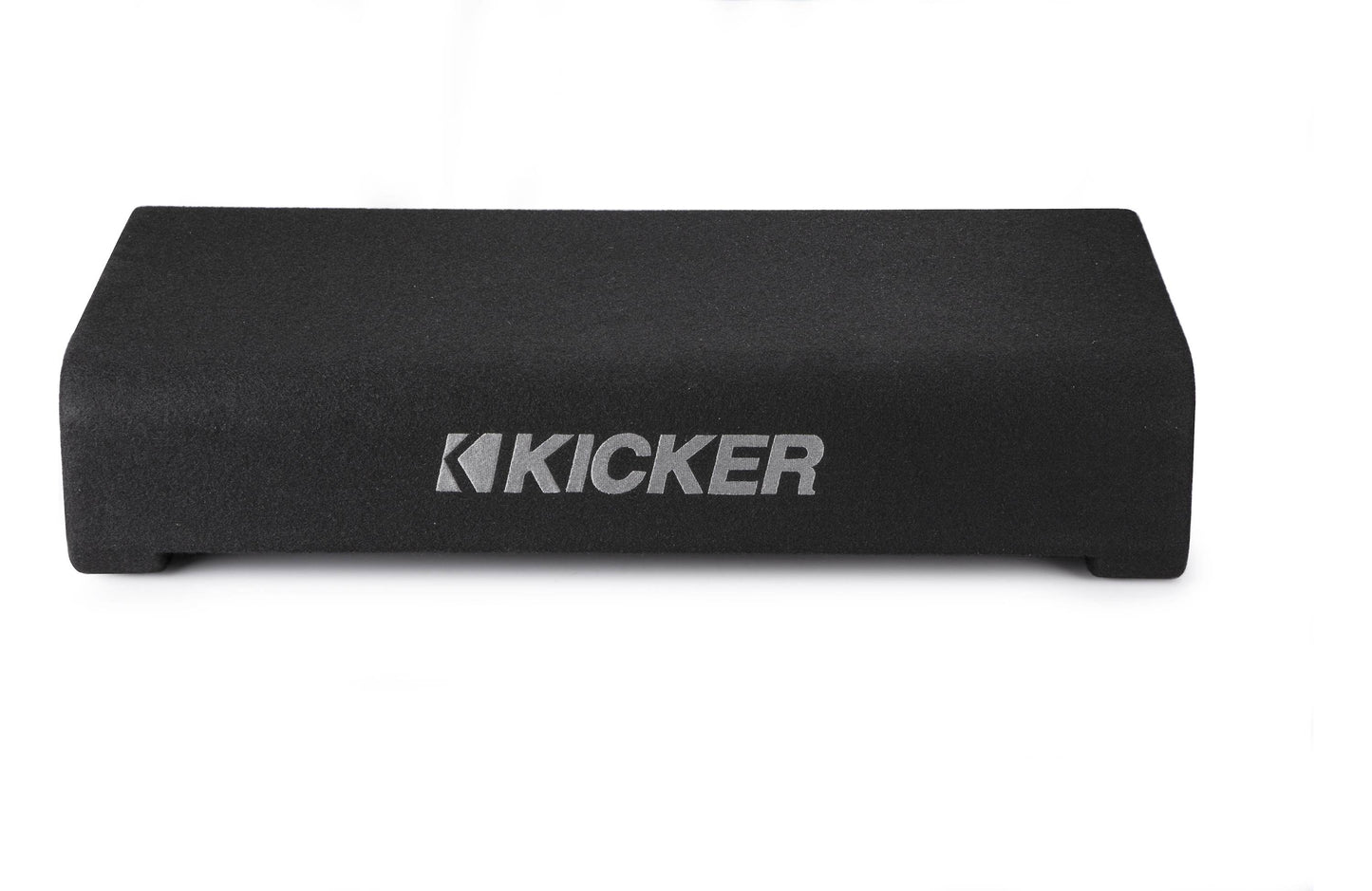Kicker 48TRTP102 Sealed downward-firing enclosure with CompRT® 10" shallow-mount subwoofer and passive radiator