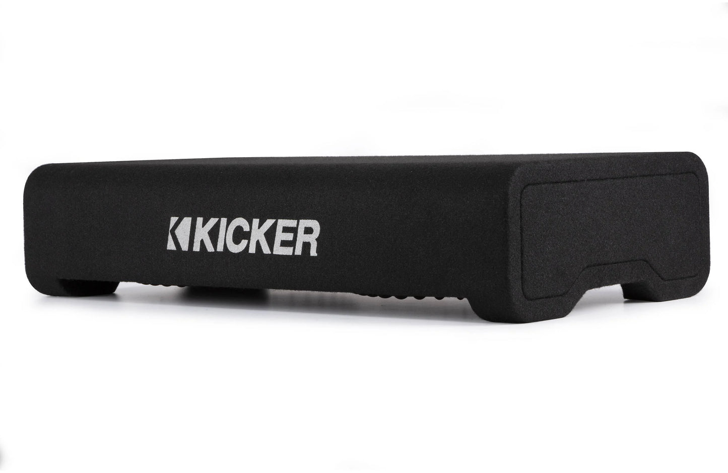 Kicker 48TRTP122 Sealed downward-firing enclosure with CompRT® 12" shallow-mount subwoofer and passive radiator