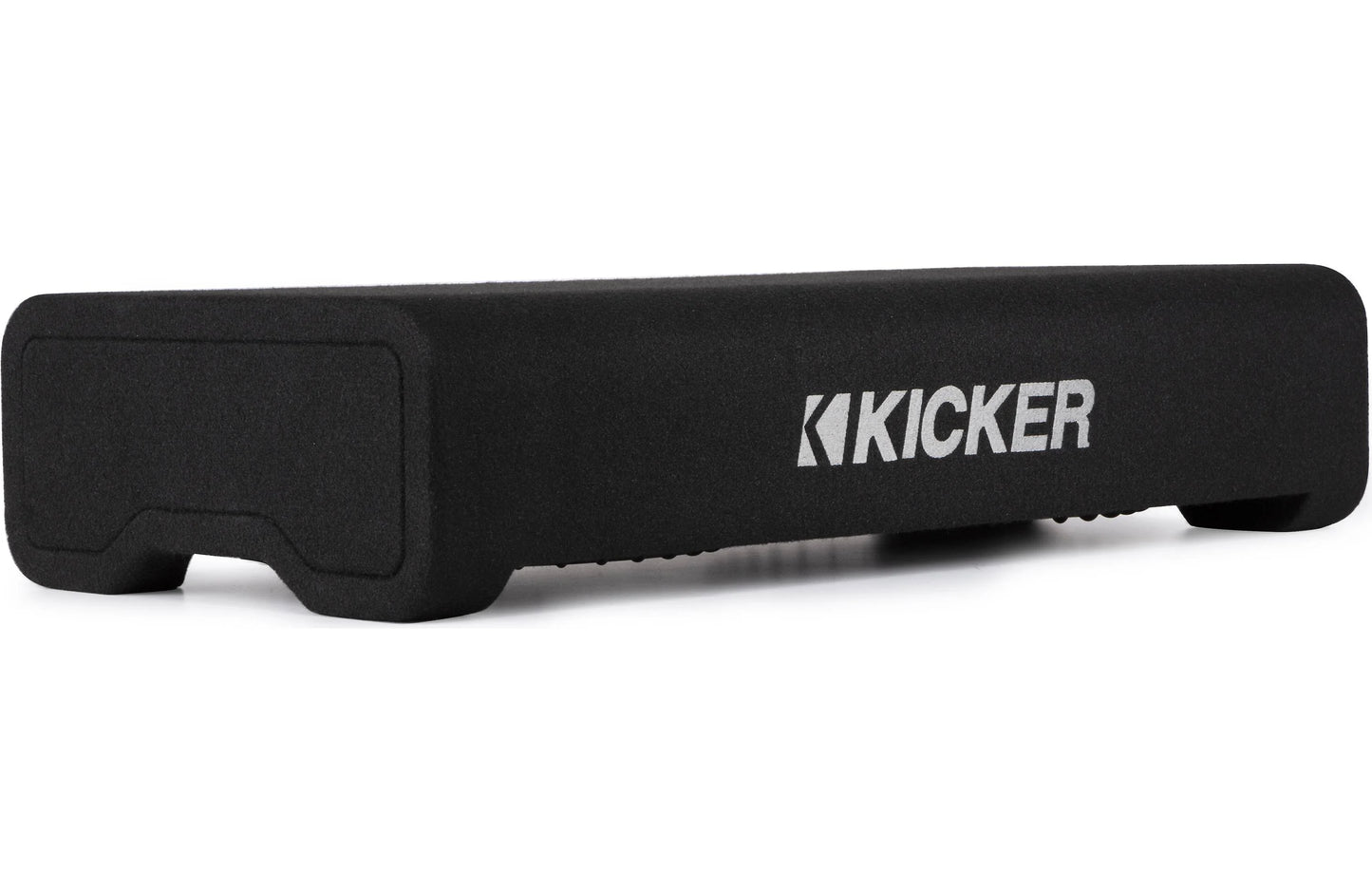 Kicker 48TRTP122 Sealed downward-firing enclosure with CompRT® 12" shallow-mount subwoofer and passive radiator