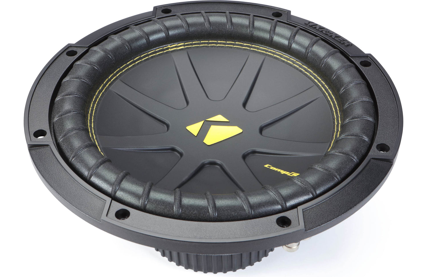Kicker 50CWCD104 CompC™ 10" subwoofer with dual 4-ohm voice coils
