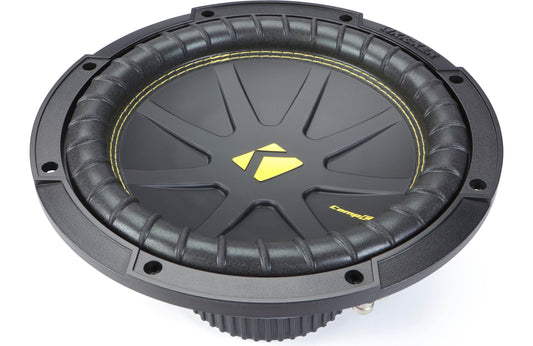 Kicker 50CWCD104 CompC™ 10" subwoofer with dual 4-ohm voice coils