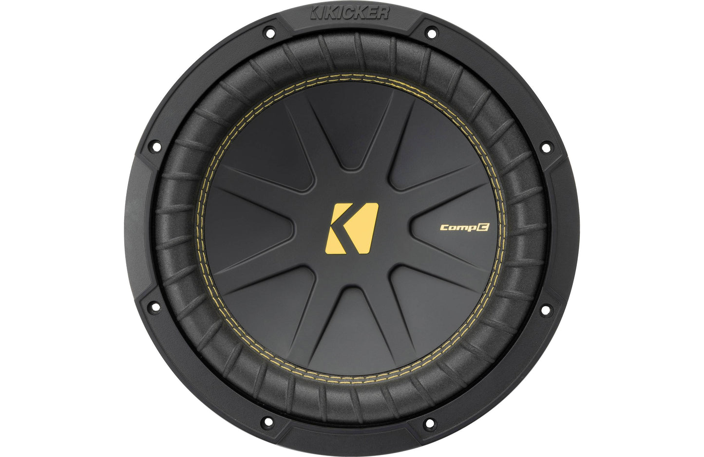 Kicker 50CWCD104 CompC™ 10" subwoofer with dual 4-ohm voice coils