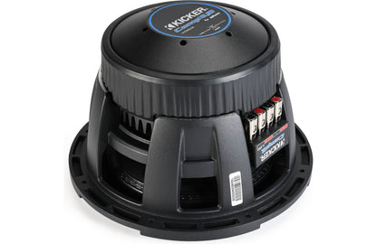 Kicker 51CWQ104 CompQ Series 10" subwoofer with dual 4-ohm voice coils