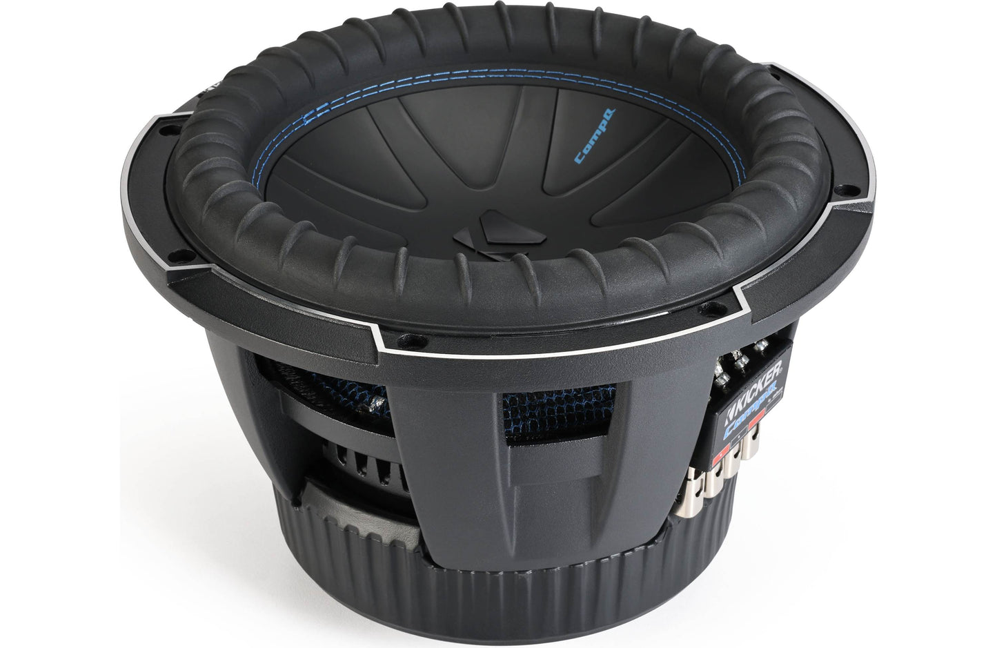Kicker 51CWQ104 CompQ Series 10" subwoofer with dual 4-ohm voice coils
