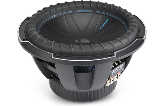 Kicker 51CWQ124 CompQ Series 12" subwoofer with dual 4-ohm voice coils