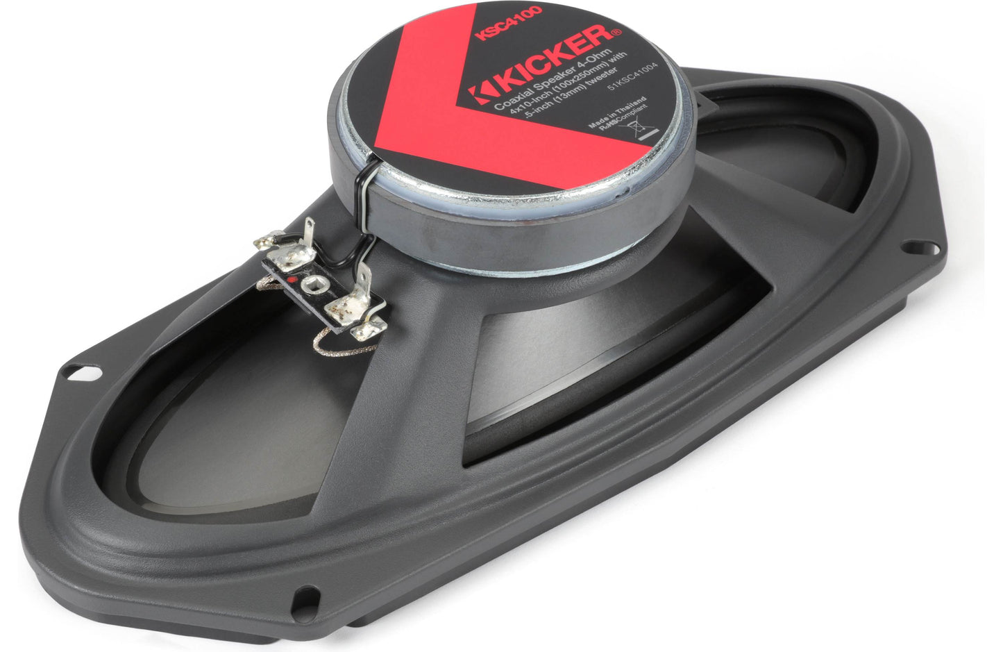 Kicker 51KSC41004 KS Series 4"x10" 2-way car speakers
