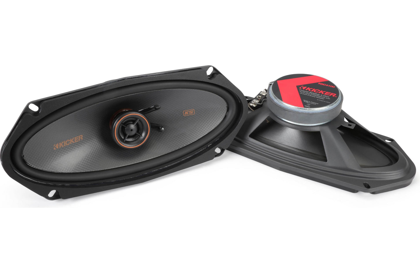 Kicker 51KSC41004 KS Series 4"x10" 2-way car speakers