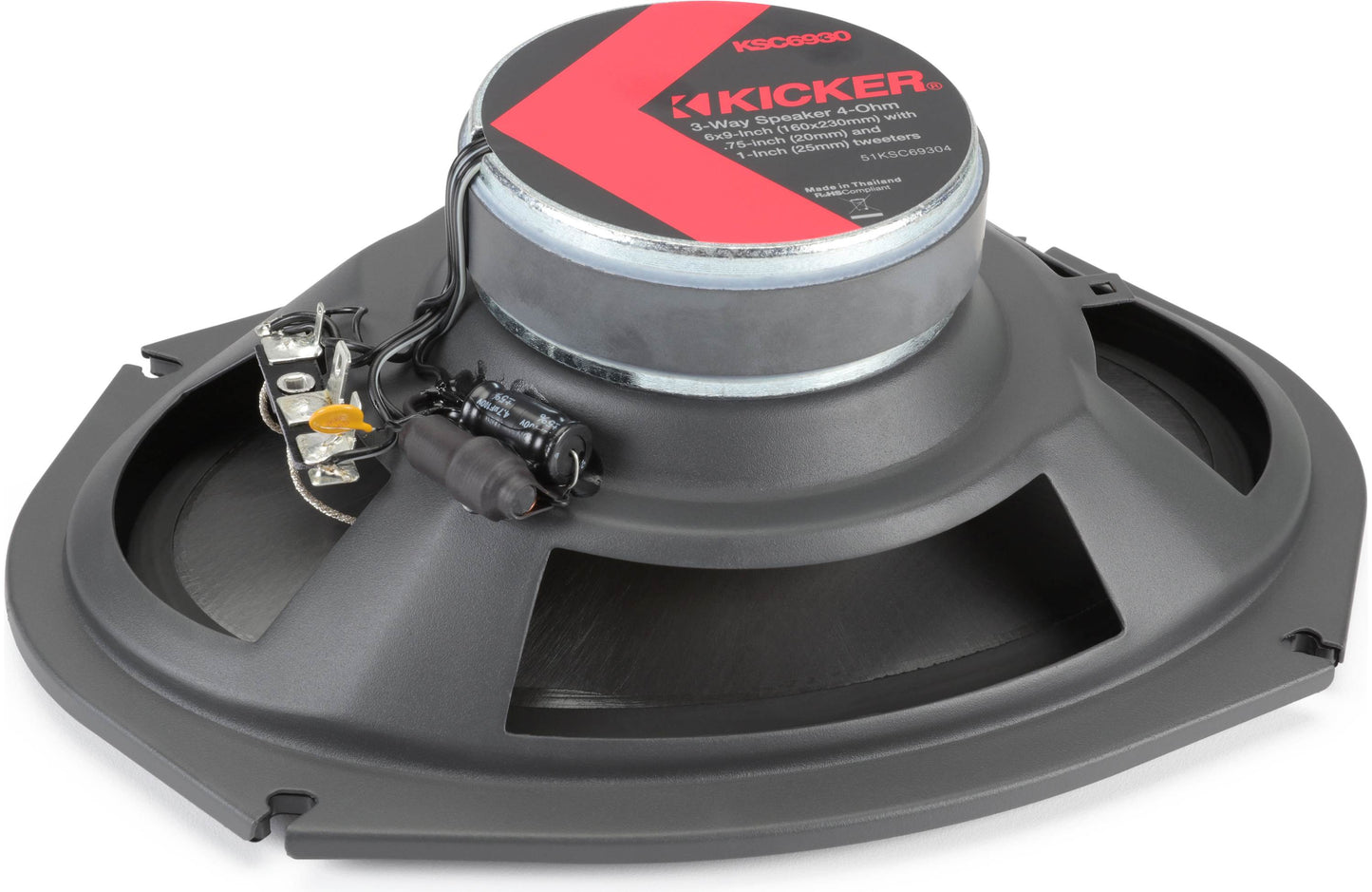 Kicker 51KSC69304 KS Series 6"x9" 3-way car speakers