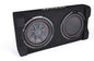 Kicker 51PTRTP10 Low-profile down-firing 400-watt powered enclosure, CompRT® 10" shallow-mount subwoofer, passive radiator