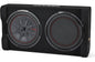 Kicker 51PTRTP12 Low-profile down-firing 500-watt powered enclosure, CompRT® 12" shallow-mount subwoofer, passive radiator