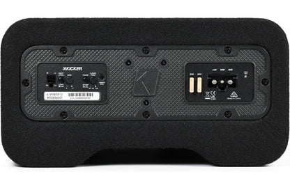 Kicker 51PTRTP12 Low-profile down-firing 500-watt powered enclosure, CompRT® 12" shallow-mount subwoofer, passive radiator
