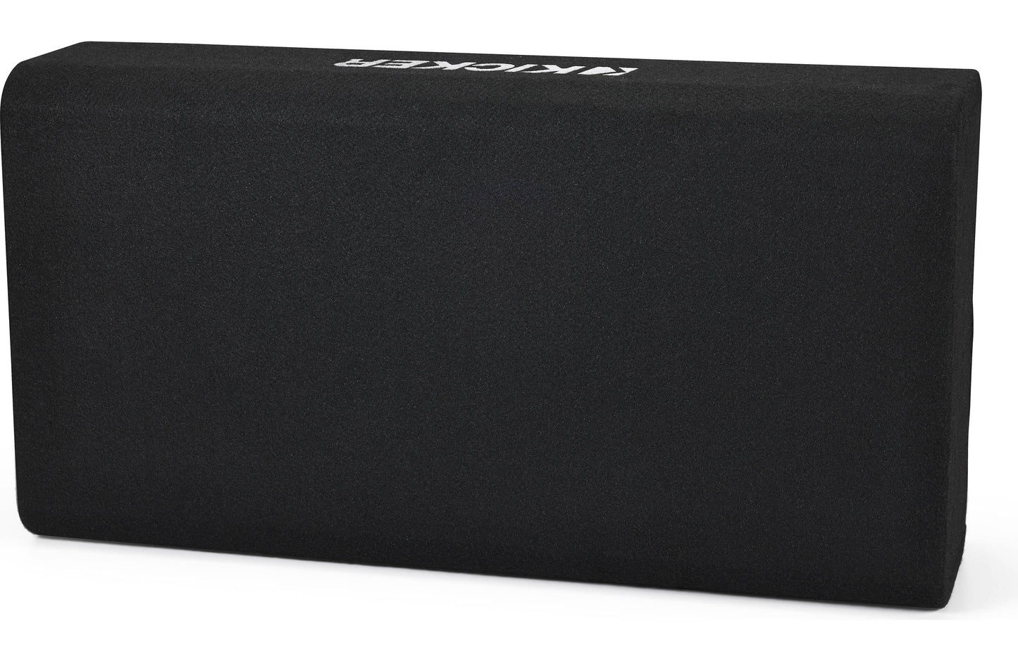 Kicker 51PTRTP12 Low-profile down-firing 500-watt powered enclosure, CompRT® 12" shallow-mount subwoofer, passive radiator