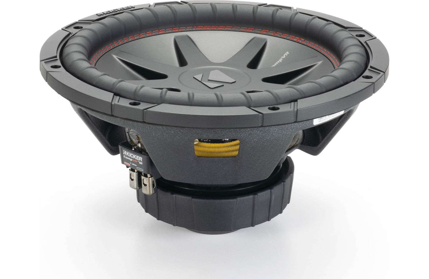Kicker 52CVR124 CompVR® 12" subwoofer with dual 4-ohm voice coils