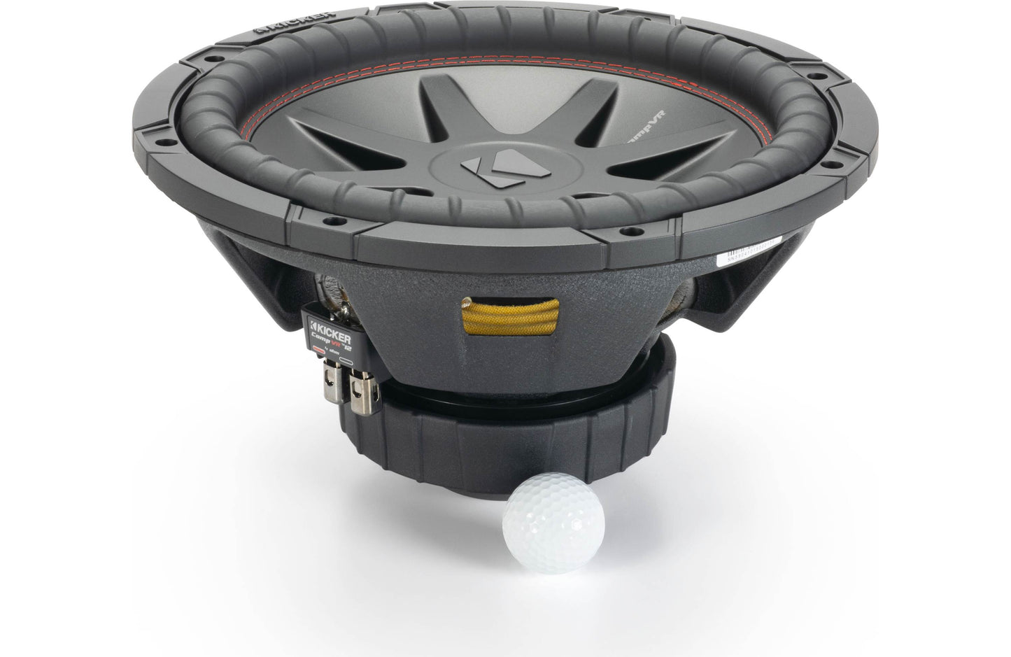 Kicker 52CVR124 CompVR® 12" subwoofer with dual 4-ohm voice coils