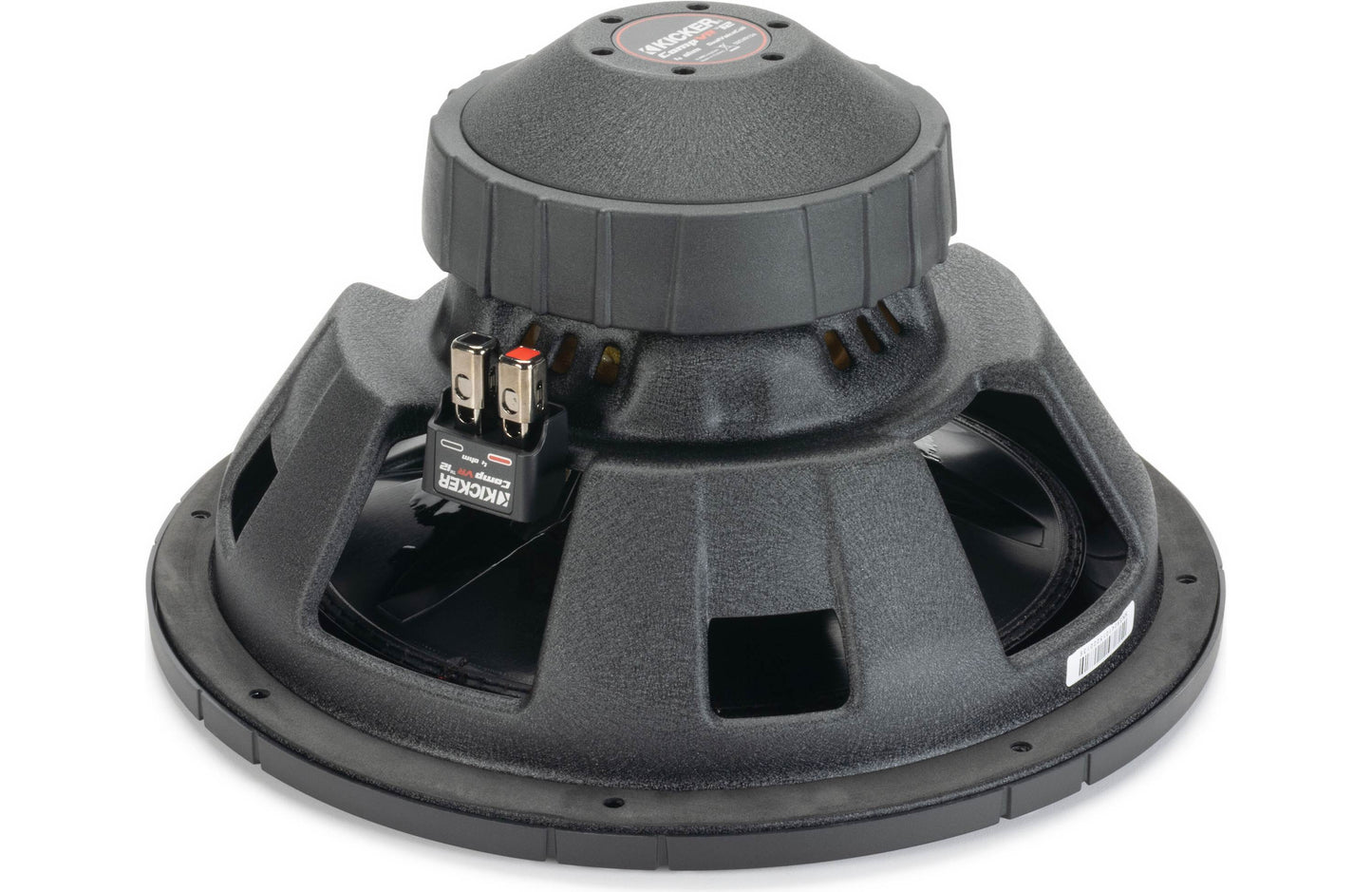 Kicker 52CVR124 CompVR® 12" subwoofer with dual 4-ohm voice coils