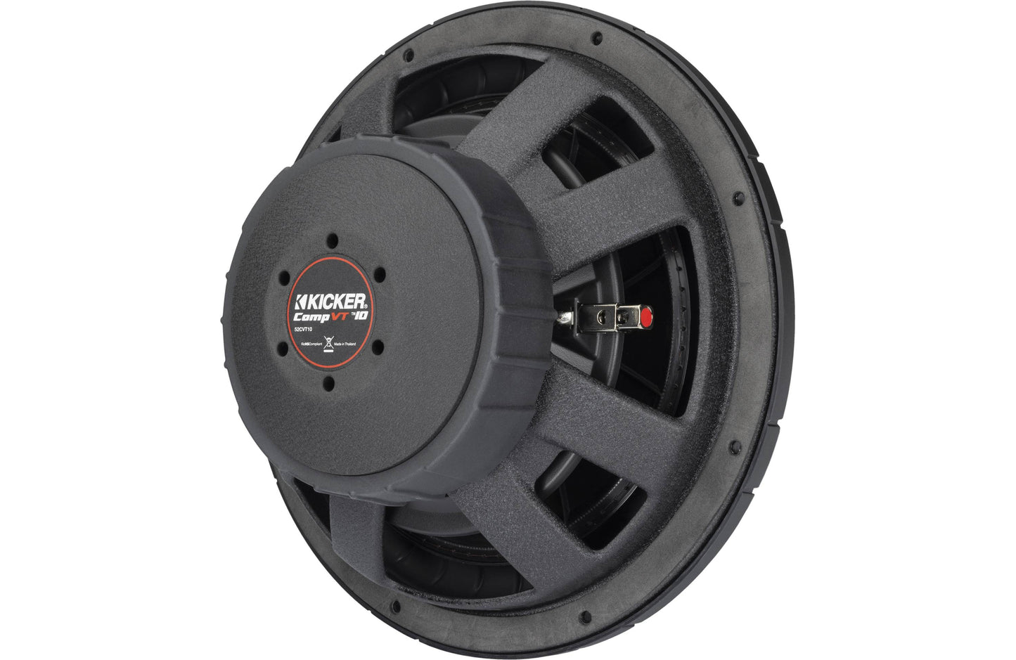 Kicker 52CVT102 CompVT® 10" 2-ohm slimline subwoofer