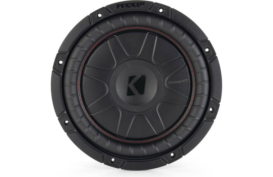 Kicker 52CVT104 CompVT® 10" 4-ohm slimline subwoofer