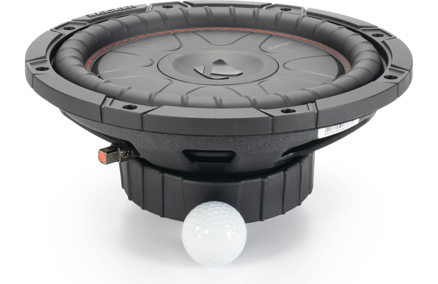 Kicker 52CVT104 CompVT® 10" 4-ohm slimline subwoofer