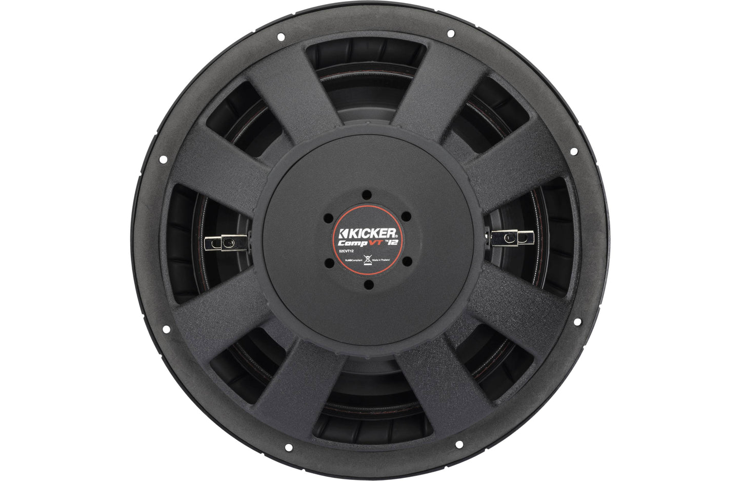 Kicker 52CVT124 CompVT® 12" 4-ohm slimline component subwoofer