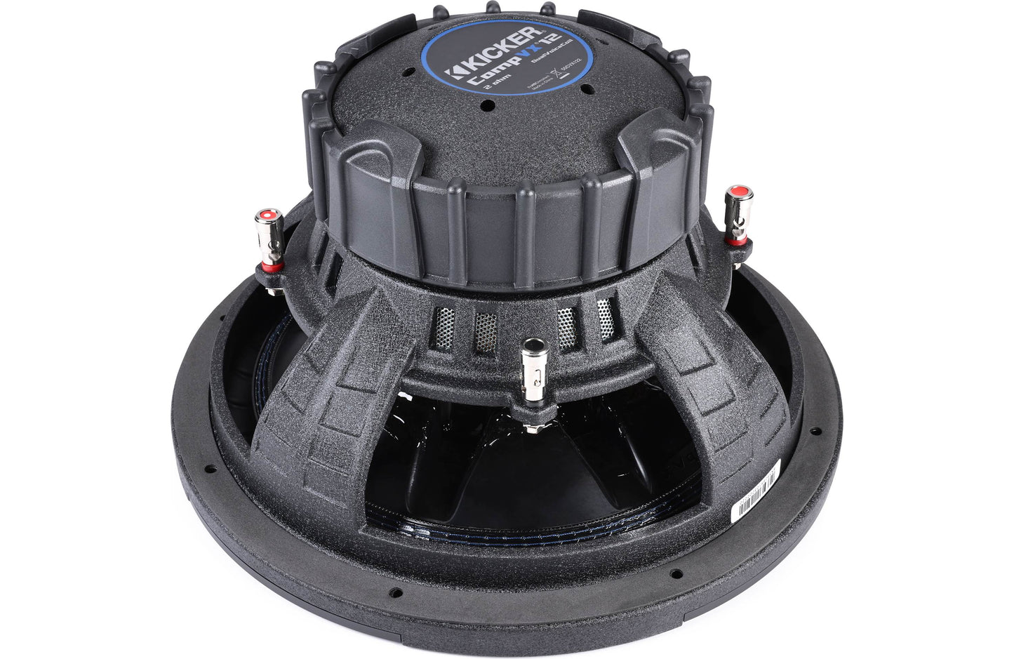 Kicker 50CVX122 CompVX Series 12" subwoofer with dual 2-ohm voice coils