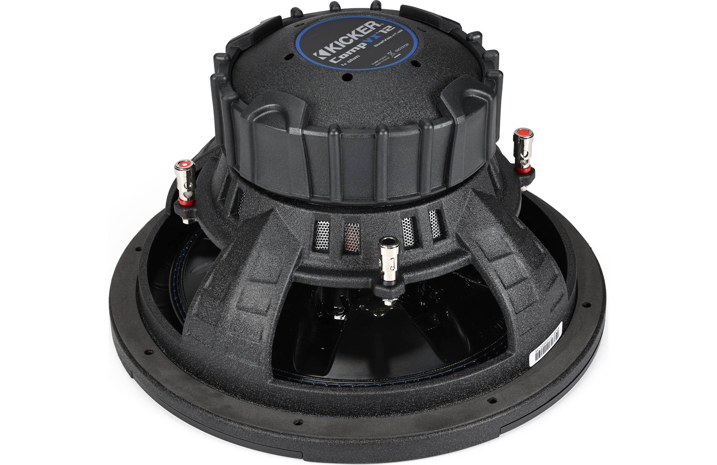 Kicker 50CVX124 CompVX Series 12" subwoofer with dual 4-ohm voice coils