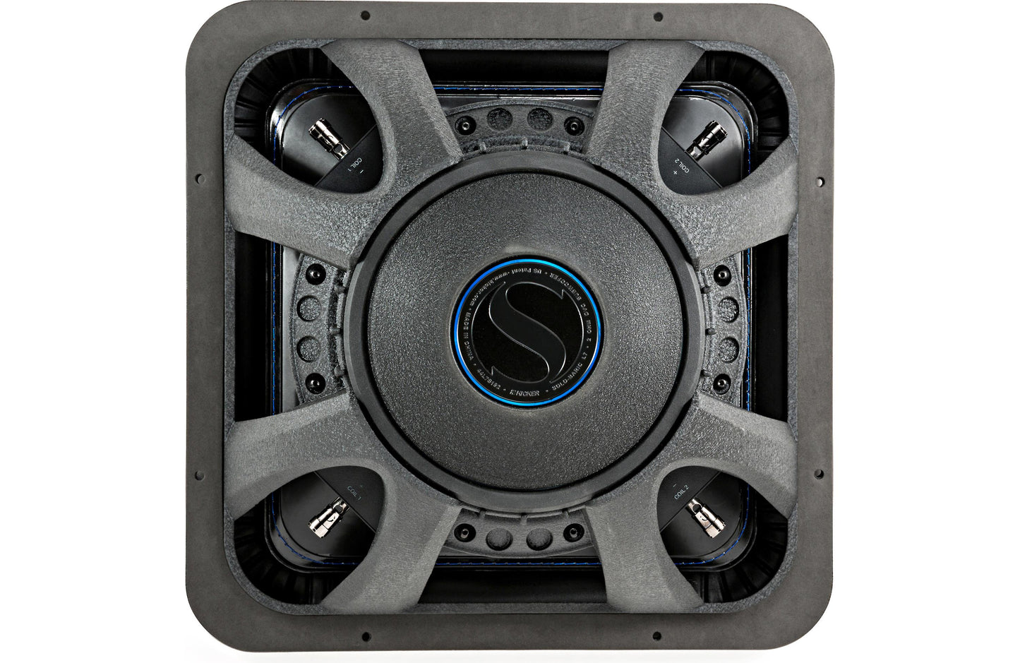 Kicker 4L7S154 Solo-Baric L7S Series 15" subwoofer with dual 4-ohm voice coils