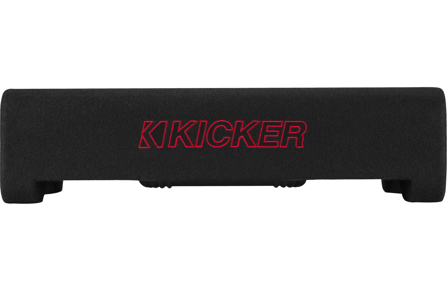 Kicker 49L7TDF102 Sealed downward-firing enclosure with L7T 10" 2-ohm shallow-mount square subwoofer