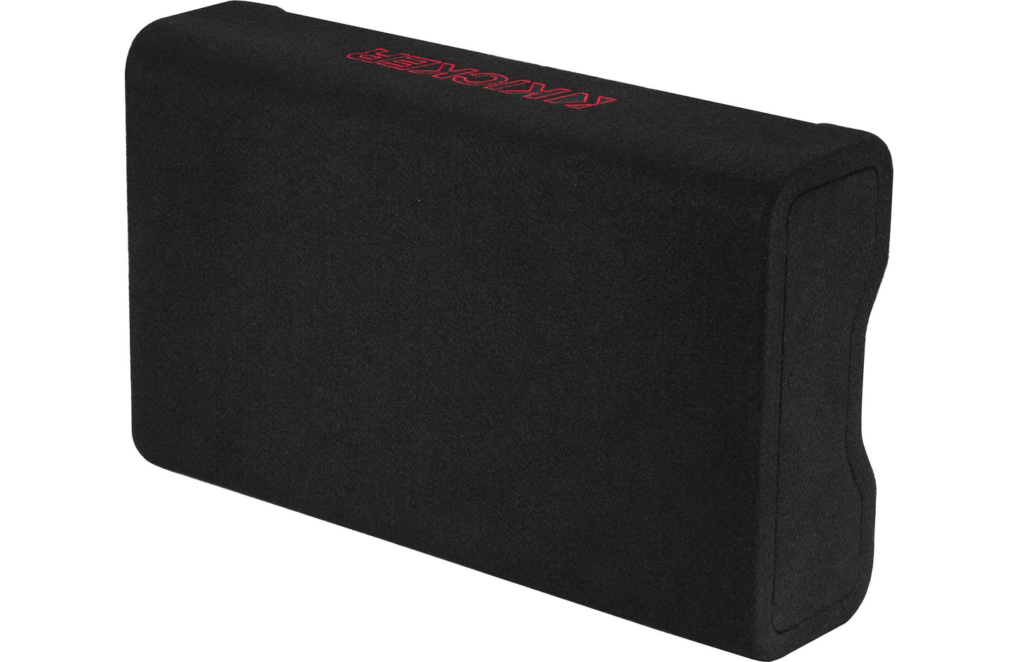 Kicker 49L7TDF102 Sealed downward-firing enclosure with L7T 10" 2-ohm shallow-mount square subwoofer