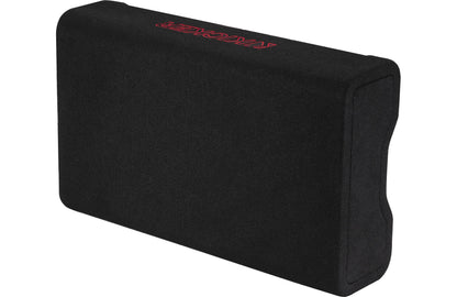 Kicker 49L7TDF102 Sealed downward-firing enclosure with L7T 10" 2-ohm shallow-mount square subwoofer