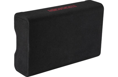 Kicker 49L7TDF122 Sealed downward-firing enclosure with L7T 12" shallow-mount square subwoofer