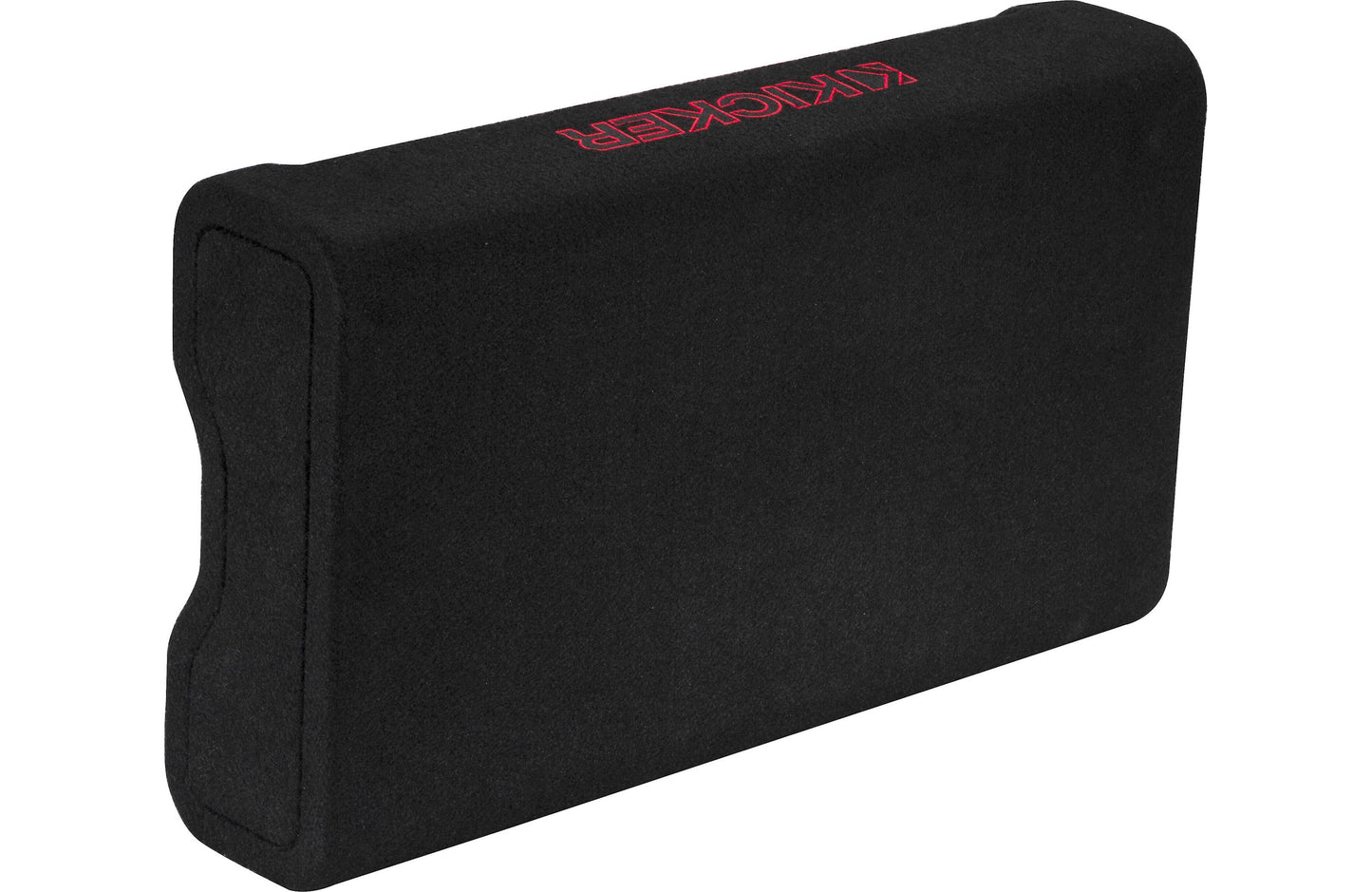 Kicker 49L7TDF82 Sealed downward-firing enclosure with L7T 8" shallow-mount square subwoofer