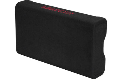 Kicker 49L7TDF82 Sealed downward-firing enclosure with L7T 8" shallow-mount square subwoofer
