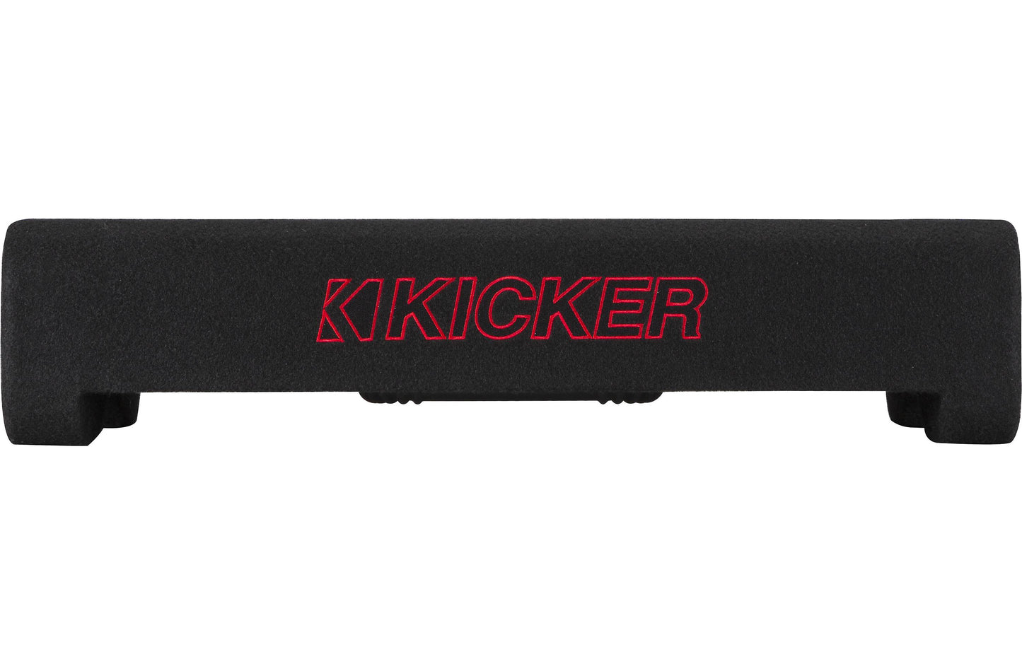 Kicker 49L7TDF82 Sealed downward-firing enclosure with L7T 8" shallow-mount square subwoofer