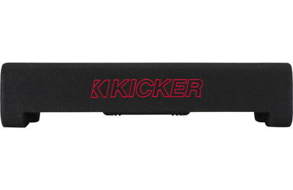 Kicker 49L7TDF82 Sealed downward-firing enclosure with L7T 8" shallow-mount square subwoofer