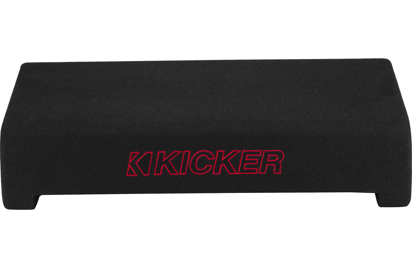 Kicker 49L7TDF82 Sealed downward-firing enclosure with L7T 8" shallow-mount square subwoofer