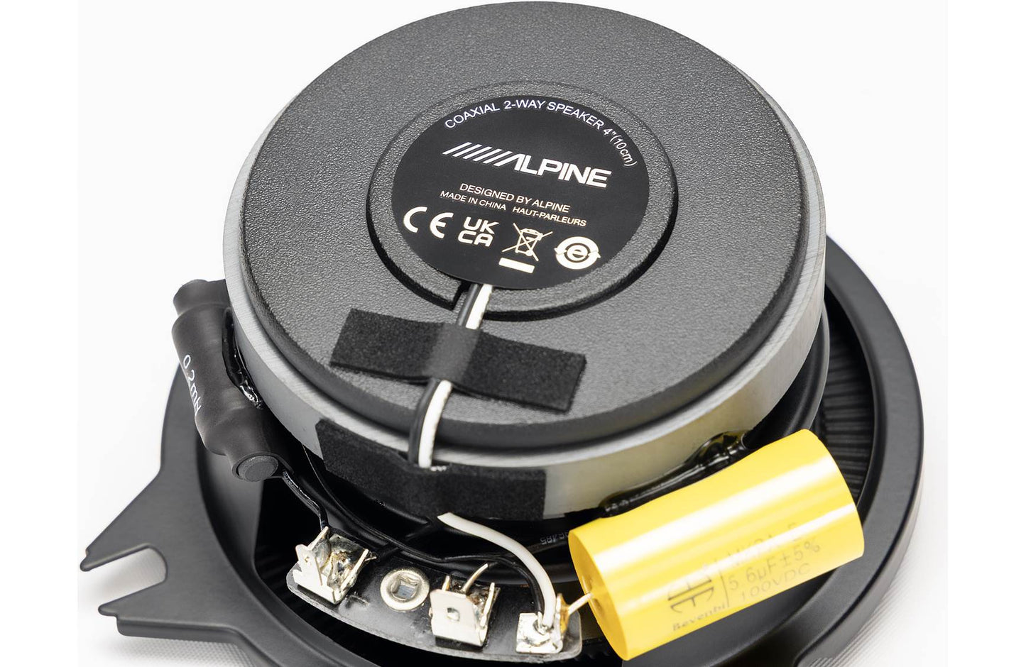 Alpine BRV-S40 BassRev™ 4" 2-way car speakers