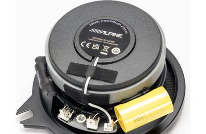 Alpine BRV-S40 BassRev™ 4" 2-way car speakers