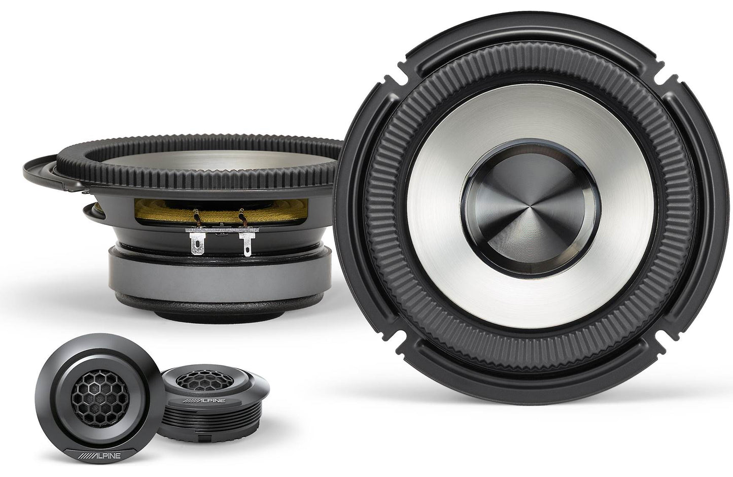 Alpine BRV-S65C BassRev™ 6-1/2" component speaker system