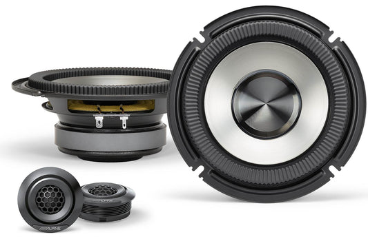 Alpine BRV-S65C BassRev™ 6-1/2" component speaker system