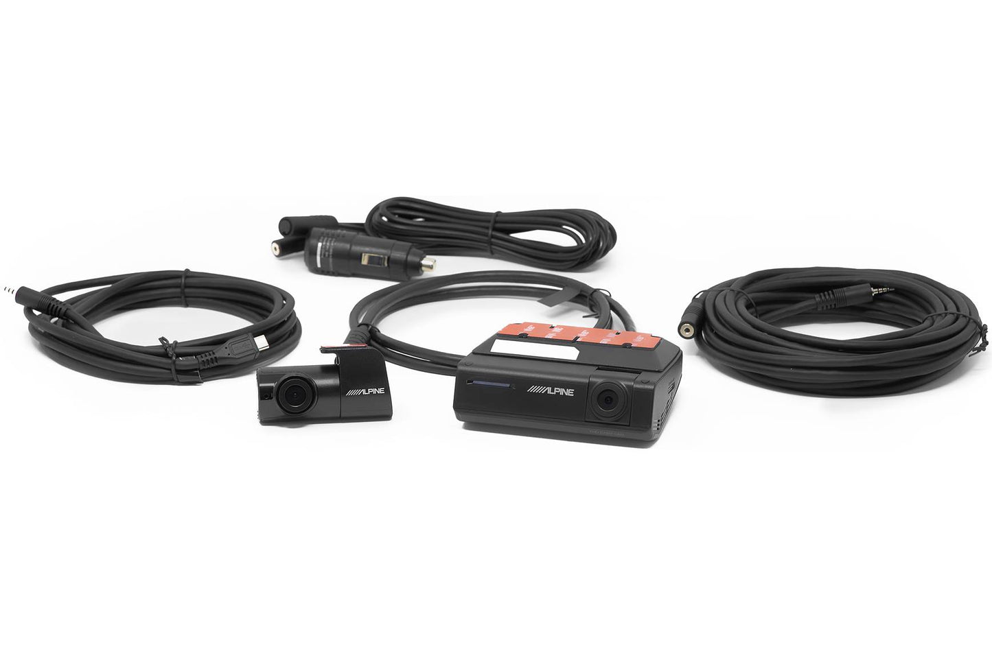 Alpine DVR-C320R HD dash cam w/Wi-Fi + rear-view cam (for select Alpine touchscreen radios)