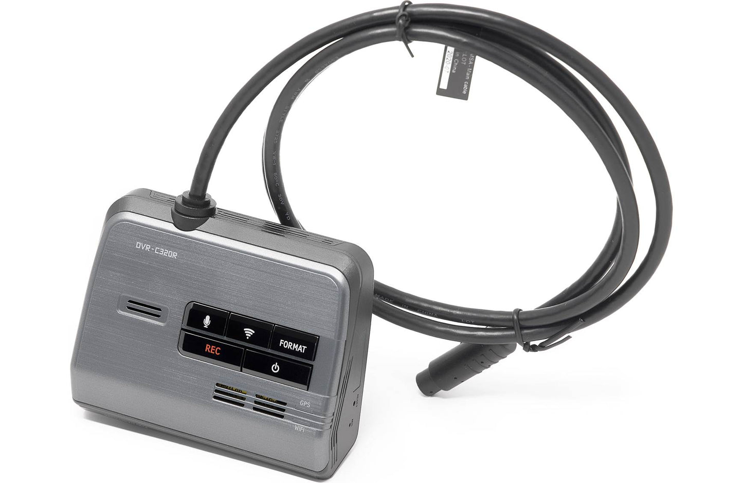 Alpine DVR-C320R HD dash cam w/Wi-Fi + rear-view cam (for select Alpine touchscreen radios)