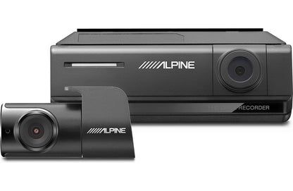 Alpine DVR-C320R HD dash cam w/Wi-Fi + rear-view cam (for select Alpine touchscreen radios)