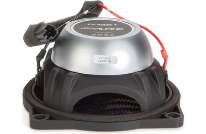 Alpine EV-40MR-T 4" midrange speakers for rear deck, rear door, and hatch (select Tesla Model 3 and Y)