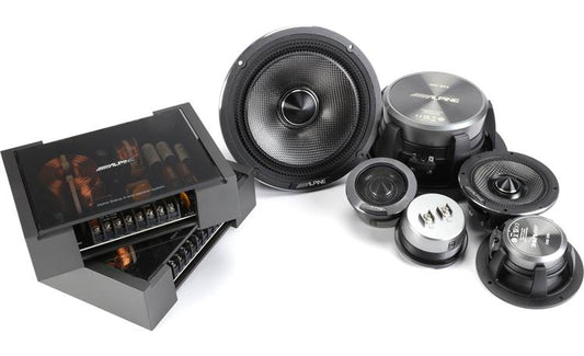 Alpine HDZ-653 Status Series 6-1/2" 3-way component speaker system