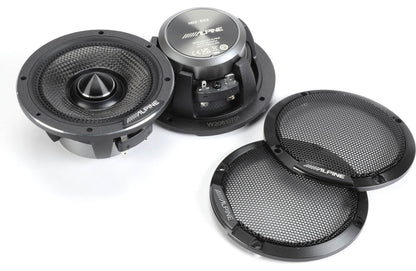 Alpine HDZ-653 Status Series 6-1/2" 3-way component speaker system