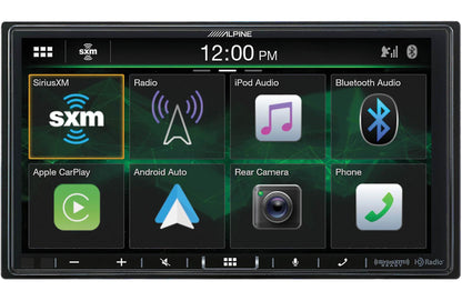 Alpine Restyle i407-WRA-JK Custom-fit digital receiver, wired-only Apple CarPlay and Android Auto, AM/FM, No Discs - 6.95" screen (Select 2007-17 Jeep Wrangler JK and Wrangler JK Unlimited)